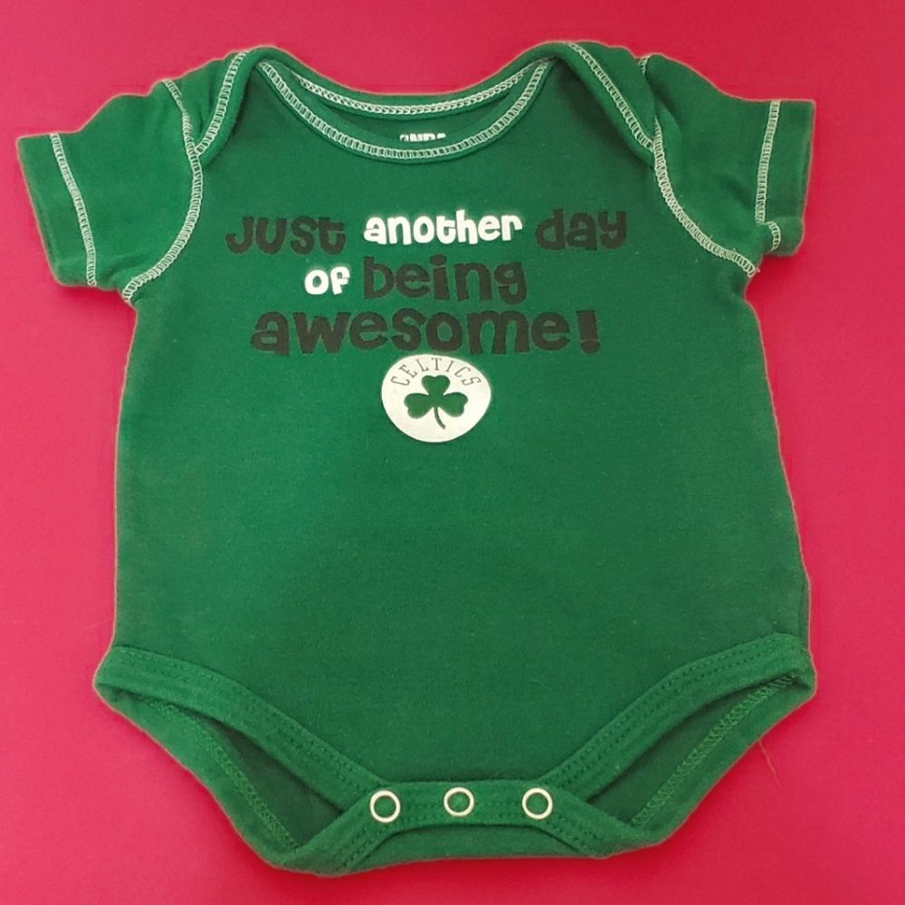 NBA Boston Celtics Basketball 0-3 Months Onesie